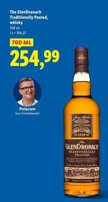 Whisky The Glendronach Traditionally Peated promocja w Lidl