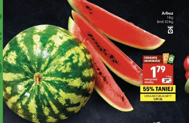 Arbuz promocja w Delikatesy Centrum