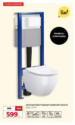 Zestaw podtynkowy Komfort Sento promocja w Komfort
