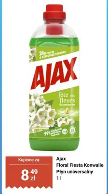 Płyn uniwersalny Floral Fiesta Konwalie promocja w Biedronka