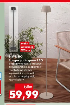 Lampa podłogowa LED bezprzewodowa Liv & Bo promocja w Kaufland