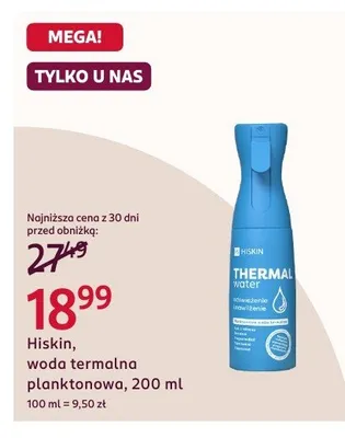 Woda termalna planktonowa promocja w Rossmann