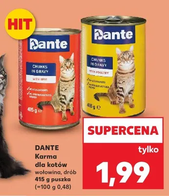 Karma dla kotów wołowina, drób promocja w Kaufland