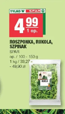 Roszponka Spar promocja w SPAR