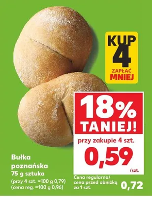 Bułka poznańska promocja w Kaufland