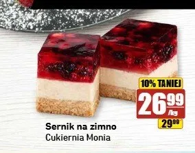 Sernik na zimno z truskawkami Cukiernia lidla promocja w API Market