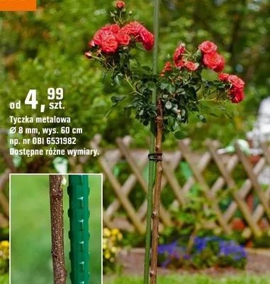 Tyczka metalowa ⌀ 8 mm promocja w OBI