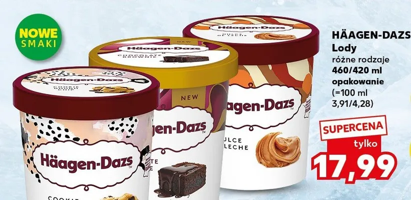 Lody Häagen-Dazs Chocolate Brownie promocja w Kaufland
