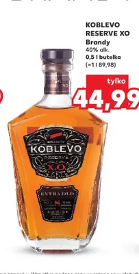 Brandy Koblevo Reserve XO promocja w Kaufland
