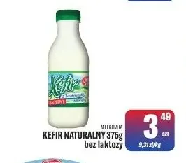 Kefir naturalny bez laktozy Mlekovita promocja w Tomi Markt