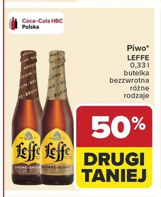 Piwo Leffe Blonde promocja w Carrefour Market