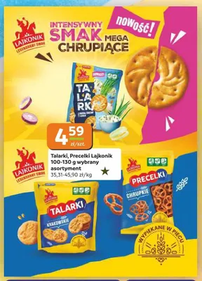 Precelki Lajkonik Chrupkie promocja w Społem Częstochowa