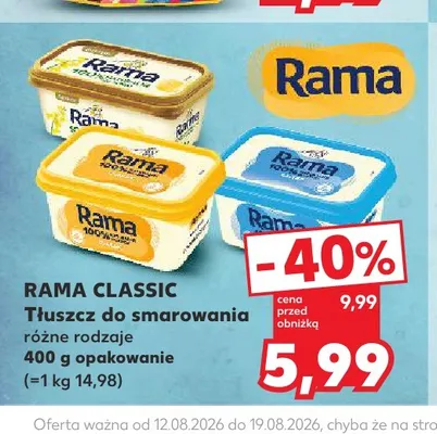 Tłuszcz do smarowania Rama Classic promocja w Kaufland
