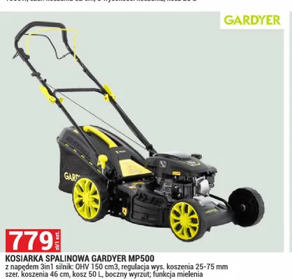 Kosiarka spalinowa Gardyer MP500 promocja w Merkury Market