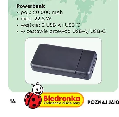 Powerbank Forever promocja w Biedronka