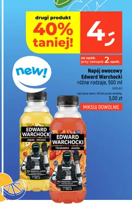 Napój owocowy Edward Warchocki truskawka jagoda promocja w Dealz
