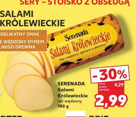 Salami Królewieckie ser wędzony promocja w Kaufland