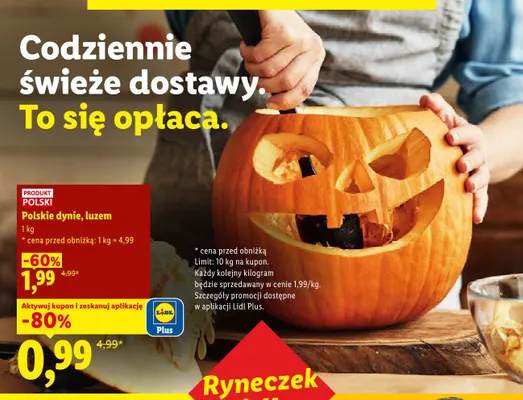 Dynie polskie luzem promocja w Lidl