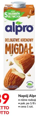 Napój roślinny - kremowy migdał promocja w Makro