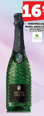 Wino musujące Michel Angelo crystal białe 10% promocja w TOPAZ