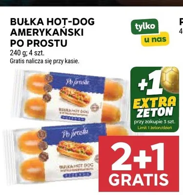 Bułka hot-dog amerykański Po Prostu promocja w Stokrotka