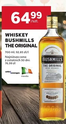 Whisky Bushmills The Original promocja w Stokrotka