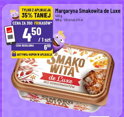 Margaryna Smakowita de Luxe promocja w POLOmarket