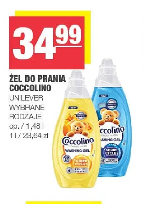 Żel do prania Coccolino promocja w SPAR