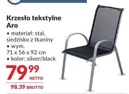 Krzesło tekstylne Aro promocja w Makro