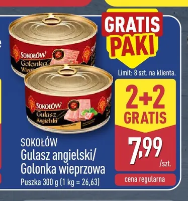 Golonka wieprzowa Sokołów promocja w Aldi