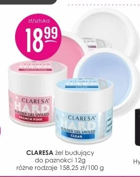 Żel budujący do paznokci Claresa promocja w Drogerie Jasmin