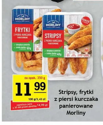 Stripsy z piersi kurczaka panierowane Morliny promocja w Gram Market