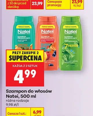Szampon do włosów Natei promocja w Biedronka
