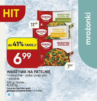 Warzywa na patelnię Hortex zioła i papryka promocja w Chata Polska