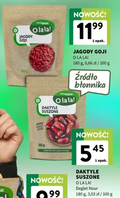 Jagody goji promocja w Intermarche