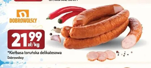 Kiełbasa toruńska delikatesowa Dobrowolscy promocja w Avita