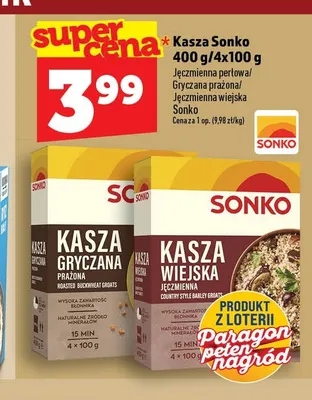 Kasza gryczana prażona Sonko promocja w TOPAZ