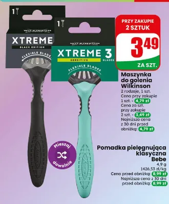 Maszynka do golenia Wilkinson Xtreme Black Edition promocja w Dino