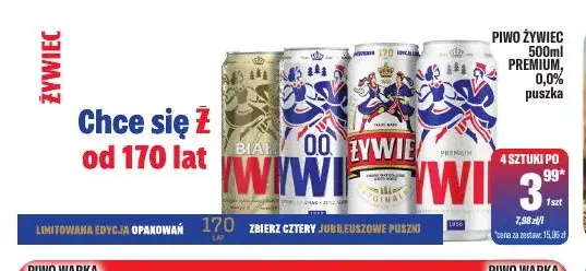 Piwo Żywiec Premium promocja w Tomi Markt