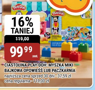 Ciastolina Play-Doh Myszka Miki bajkowa opowieść promocja w bi1