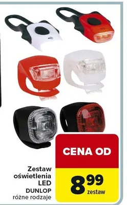 Zestaw oświetlenia LED Dunlop różne rodzaje promocja w Carrefour