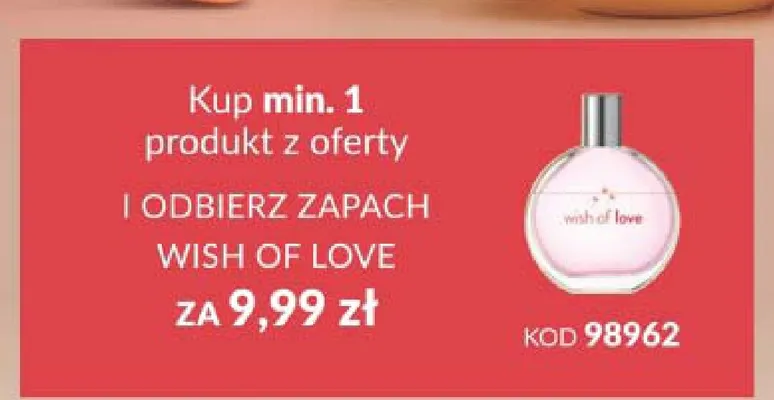 Zapach Avon Wish of Love promocja w AVON