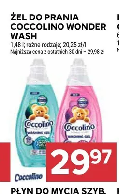 Żel do prania Coccolino Wonder Wash promocja w Stokrotka