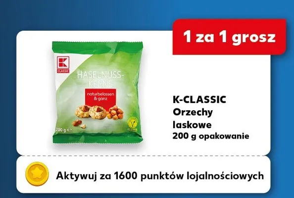 Orzechy laskowe promocja w Kaufland
