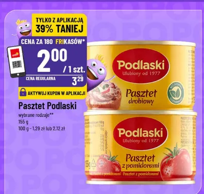 Pasztet drobiowy/z pomidorami promocja w POLOmarket