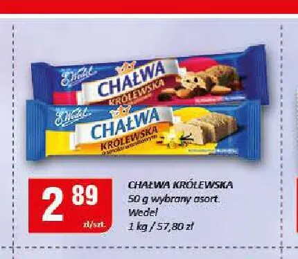 Chałwa Królewska waniliowa E.Wedel promocja w Chorten