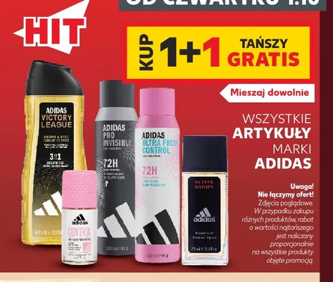 Żel pod prysznic 3w1 Adidas Victory League promocja w Kaufland