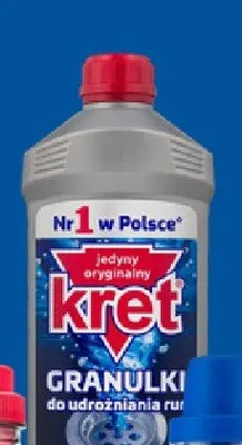 Granulki do udrożniania rur Kret promocja w Lidl