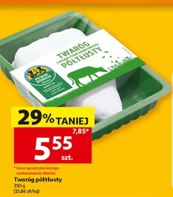 Twaróg półtłusty Pewni Dobrego promocja w Auchan
