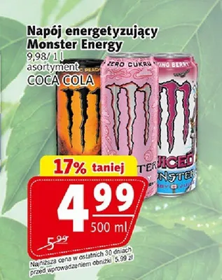 Napój energetyzujący Monster Energy promocja w Prim Market